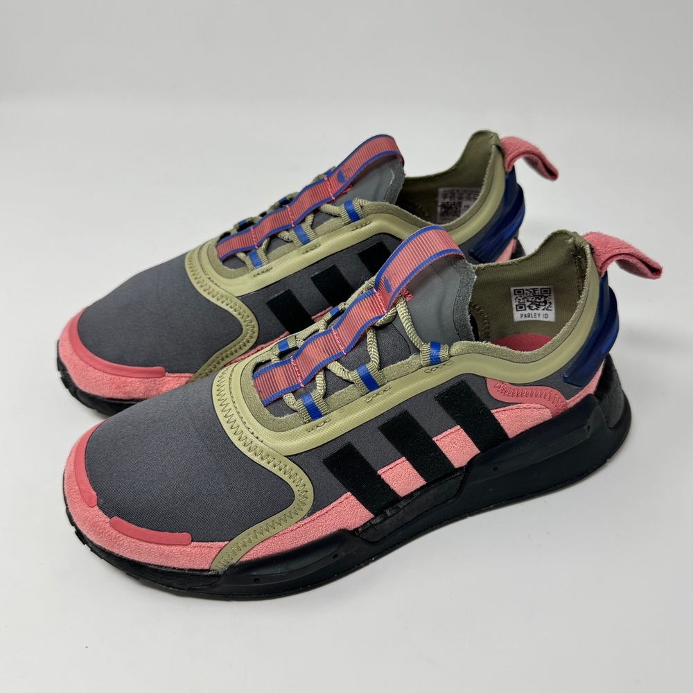Adidas Originals NMD_V3 "Grey Five/Core Black/Wonder Red" Shoe Women's 7 - Picture 2 of 8